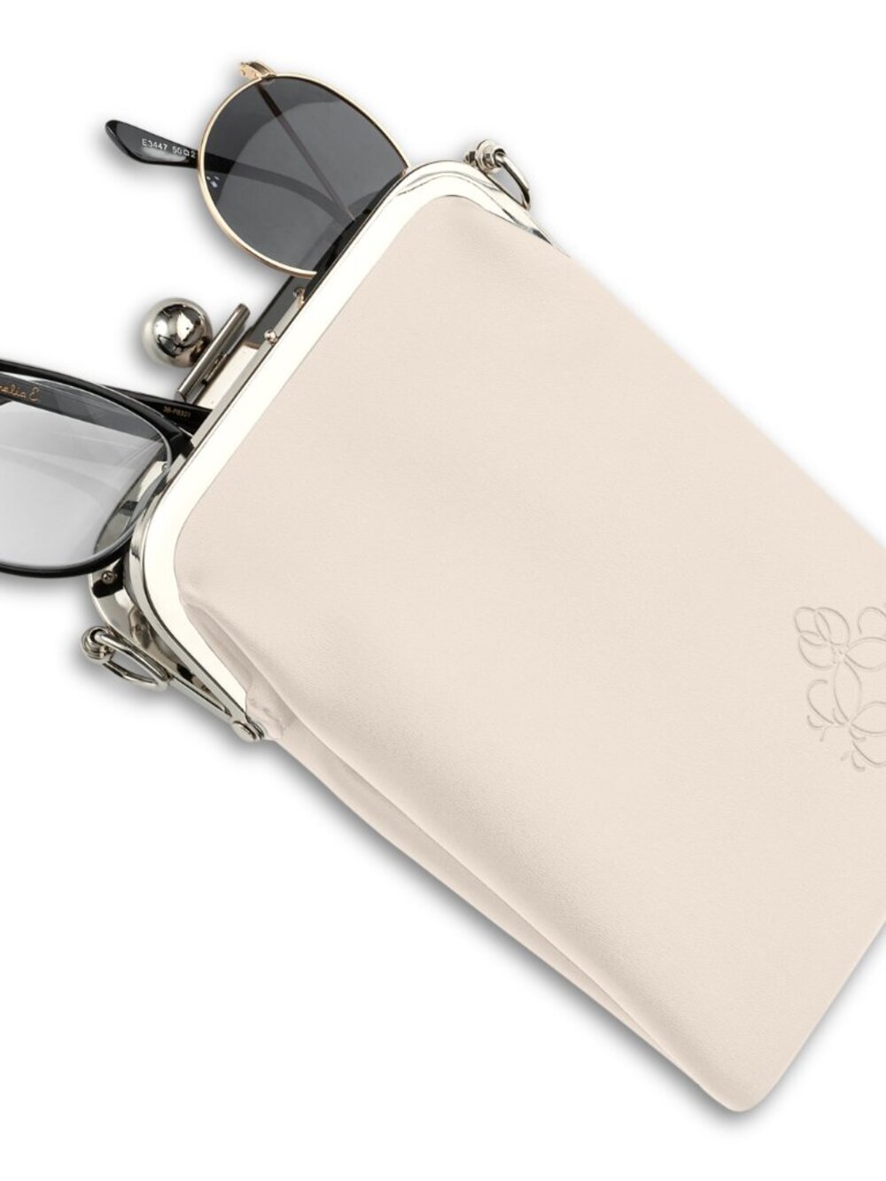 Small crossbody bag for phone and glasses. holds up to 2 pair of glasses. - Picture 7 of 8